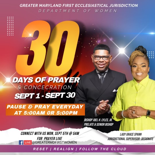 30 days of Prayer and Conceration